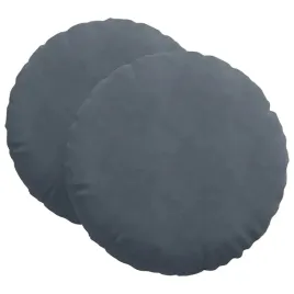 poduszki-na-siedziska-2-pcs-ciemnoszary-o-40-x-13-cm-aksamit