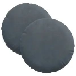poduszki-na-siedziska-2-pcs-ciemnoszary-o-40-x-13-cm-aksamit