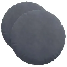 poduszki-na-siedziska-2-pcs-ciemnoszary-o-40-x-13-cm-aksamit