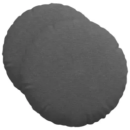 poduszki-na-siedziska-2-pcs-ciemnoszary-o-50-cm