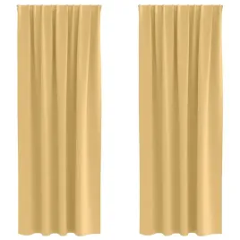 firany-blackout-z-kolkami-2-pcs-bezowy-260-x-140-cm-poliester