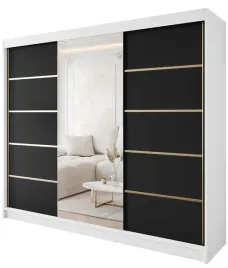 szafa-przesuwna-gold-6-250-bialy-czarny-mat-z-lustrem-uniwersalna-stylowa