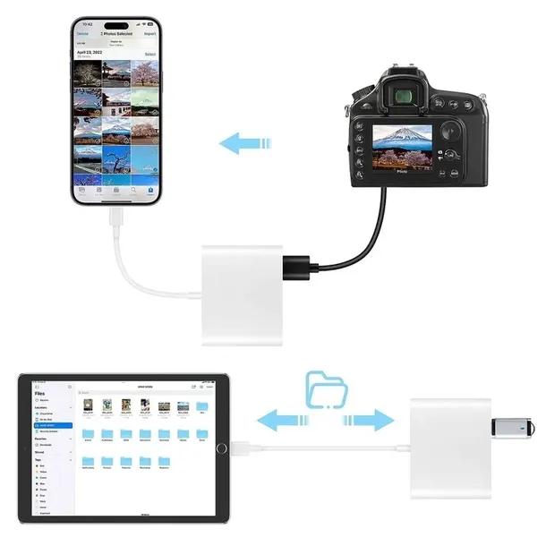 adapter-czytnik-kart-iphone-ipad-lightning-4w1-sd-sdhc-micro-sd-sdhc-tf-stan-opakowania-oryginalne