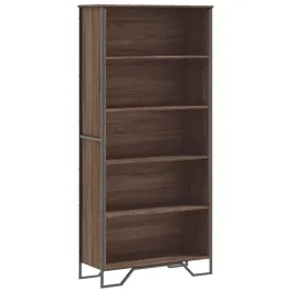 regal-na-ksiazki-brazowy-dab-80x31x169-cm