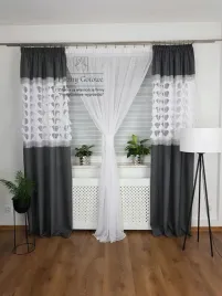 zaslony-ozdobne-do-salonu-wycinane-laserowo-ciemnoszare-zaslona-gladka