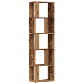 regal-na-ksiazki-przegroda-kolor-starego-drewna-45x24x159-cm