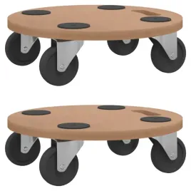 wozki-platformowe-2-szt-okragle-material-drewnopochodny