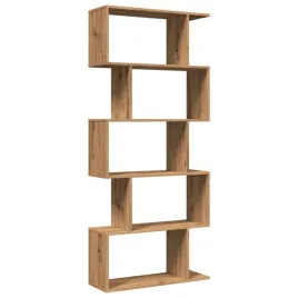 regal-przegroda-5-poziomow-dab-artisan-70x24x161-cm