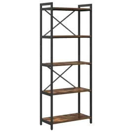polka-na-ksiazki-wedzony-dab-60-x-30-x-153-cm