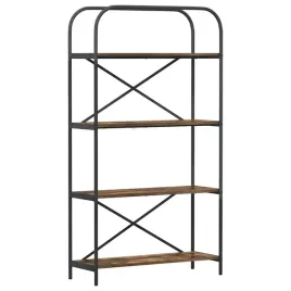 polka-na-ksiazki-wedzony-dab-80-x-30-x-146-cm