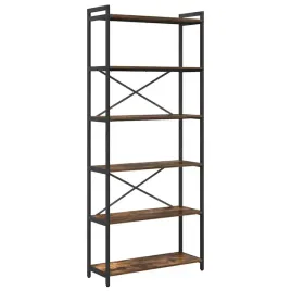 polka-na-ksiazki-wedzony-dab-80-x-30-x-188-cm