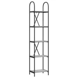polka-na-ksiazki-szary-dab-sonoma-40-x-30-x-183-cm