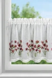 zazdrostka-na-tasmie-w-kwiaty-z-koronka-isa-60x150-biala-bordowa