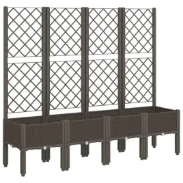 donica-ogrodowa-z-kratka-brazowa-160x40x142-cm