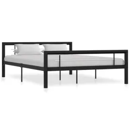rama-lozka-czarno-biala-metalowa-160-x-200-cm