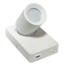 lampa-spotlight-taft-1xgu10-biala-gniazdo-usb