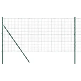 ogrodzenie-z-slupkami-zielony-1-2-x-25-m-stal