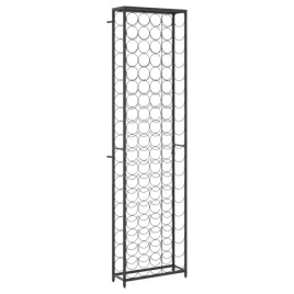 stojak-na-95-butelek-czarny-54x18x200-cm-kute-zelazo