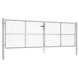 brama-ogrodowa-galwanizowana-stal-415x175-cm-srebrna