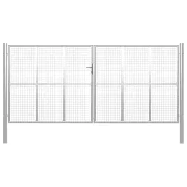 brama-ogrodowa-galwanizowana-stal-415x225-cm-srebrna