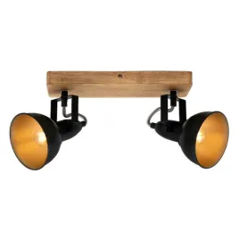 lampa-sufitowa-czarna-2xe14-drewniana-regulowana-salon-sypialnia-biuro
