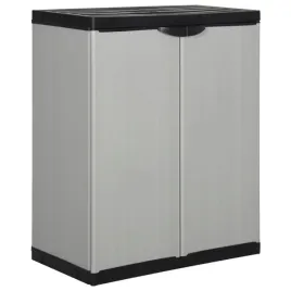 szafa-ogrodowa-z-1-polka-czarno-szara-68x40x85-cm