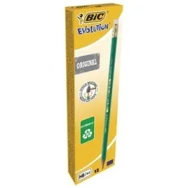 bic-evolution-original-655-olowek-grafitowy-z-gumka-pudelko-12-sztuk