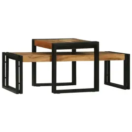 stolik-kawowy-2-pcs-brazowy-lite-drewno-akacjowe