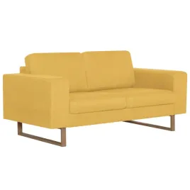 sofa-2-osobowa-tapicerowana-tkanina-zolta