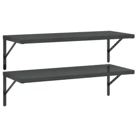 polki-scienne-2-szt-100x40-cm-czarna-stal-nierdzewna