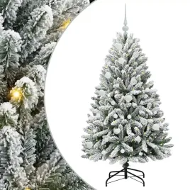 sztuczna-choinka-z-podstawa-zielony-i-bialy-150-cm-pvc-i-metal