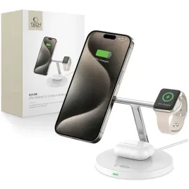 tech-protect-qi15w-a35-3in1-magnetic-magsafe-wireless-charger-white