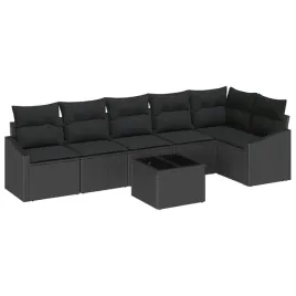 zestaw-sof-na-ogrod-7-pcs-czarny-polirattan