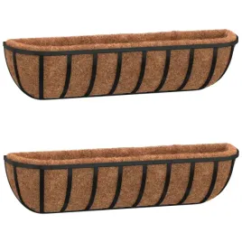 korytka-scienne-2-szt-z-mata-kokosowa-czarne-76x21x16-cm