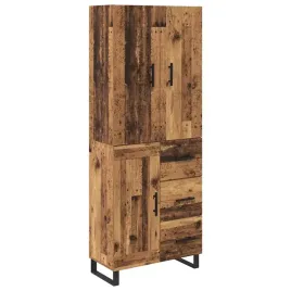 highboard-2-pcs-stare-drewno-drewno-inzynieryjne-i-szklo