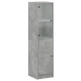 szafka-ze-szklanymi-drzwiami-szarosc-betonu-35x37x142-cm