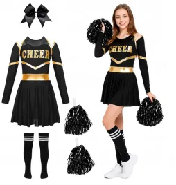stroj-cheerleaderki-cheer-kostium-taneczny-zestaw-160-cm