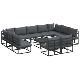 zestaw-sof-na-ogrod-z-poduszka-12-pcs-czarny-aluminium