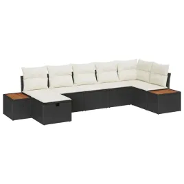 zestaw-sof-na-ogrod-z-poduszka-7-pcs-czarny-polirattan
