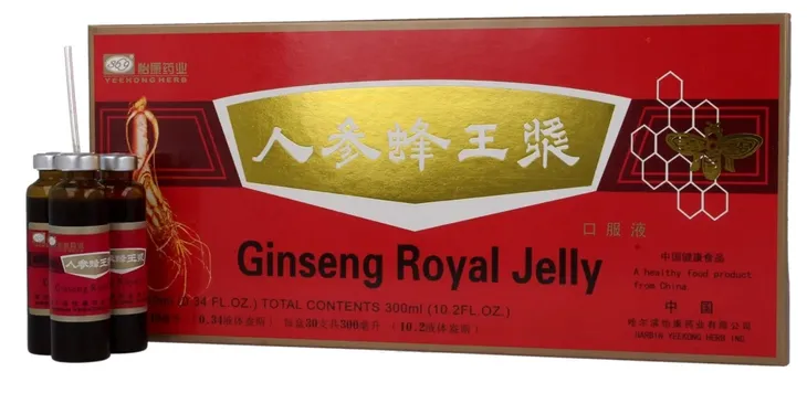 Ginseng Royall Jelly ampułki (10x 10ml) żeń-szeń; Meridian