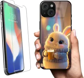 szklane-etui-premium-na-apple-iphone-15-zimowe-zwierzatka-szklo