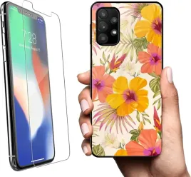 szklane-etui-premium-na-samsung-galaxy-a32-5g-kwiaty-szklo