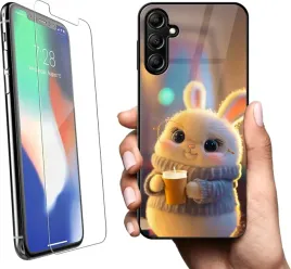 szklane-etui-premium-na-samsung-galaxy-a14-5g-zimowe-zwierzatka-szklo