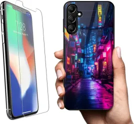 szklane-etui-premium-na-samsung-galaxy-a14-5g-neonowe-szklo