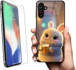 szklane-etui-premium-na-samsung-galaxy-a13-5g-zimowe-zwierzatka-szklo