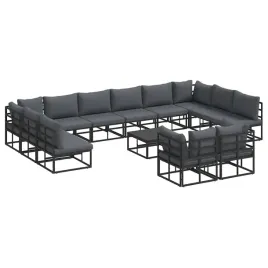 zestaw-sof-na-ogrod-z-poduszka-13-pcs-czarny-aluminium