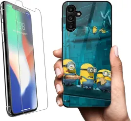 szklane-etui-premium-na-samsung-galaxy-a13-5g-minionki-szklo