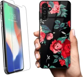szklane-etui-premium-na-samsung-galaxy-a13-5g-kwiaty-szklo
