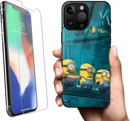 szklane-etui-premium-na-apple-iphone-14-pro-max-minionki-szklo