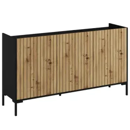 komoda-lend-2-150-czarna-dab-artisan-nowoczesna-uniwersalna-ryfle